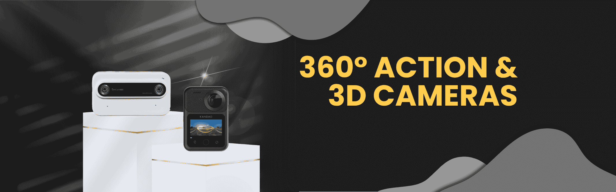 360° action & 3D camera