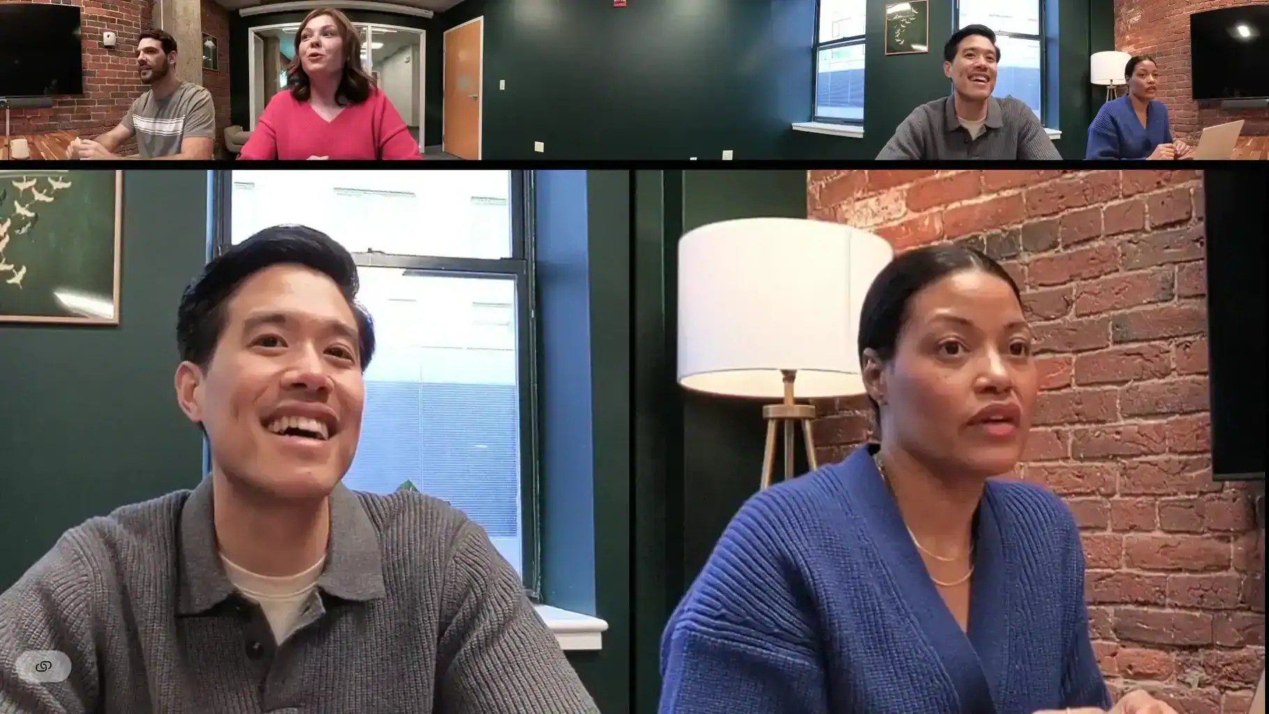 Webcam and video conferencing equipment used for professional meetings and live streaming.