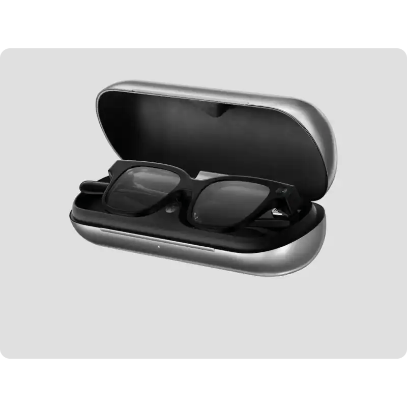 Étui de recharge pour lunettes Rokid AI pour une utilisation tout au long de la journée