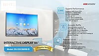 Hikvision DS-D5C86RB/B | 86inch Interactive Display with tracking camera Hikvision DS-D5C86RB/B | 86inch Interactive Display with tracking camera