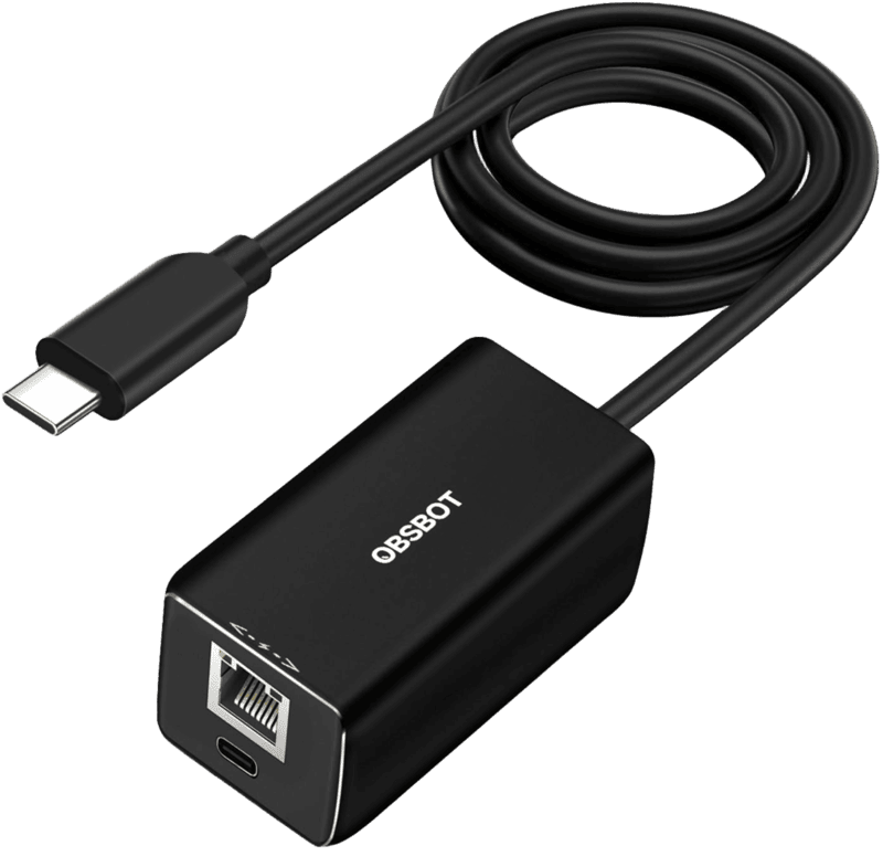 Obsbot Tail Air USB-C To Ethernet Adapter- Distributor Obsbot Tail Air USB-C To Ethernet Adapter- Distributor