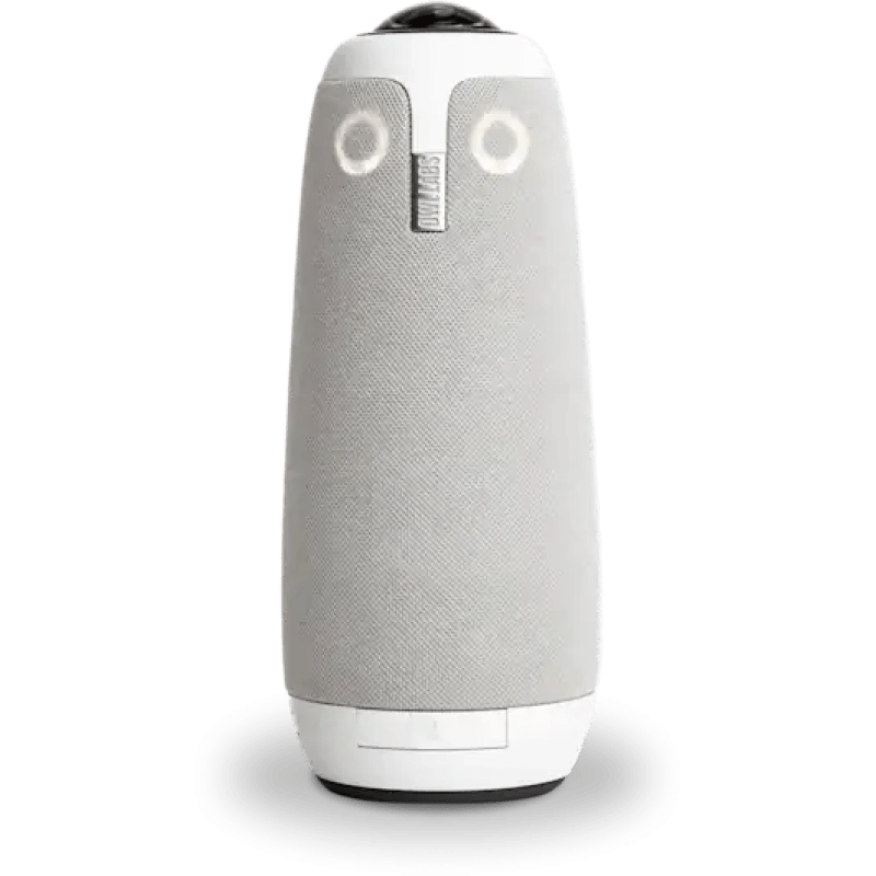 3. Compact white AI-powered robot with camera and sensors for automation and surveillance.