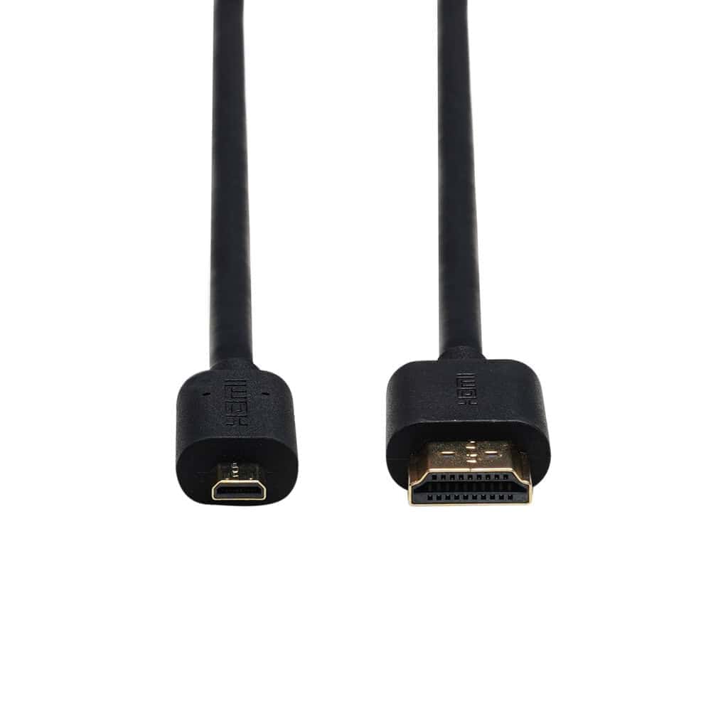 DisplayPort to HDMI cable for AV streaming and conferencing setups.