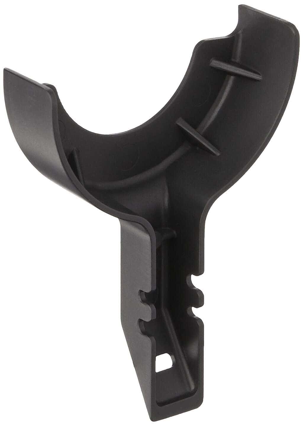 حامل تثبيت بمشبك لكاميرات الويب والكاميرات، بلاستيك أسود متين، تثبيت آمن لمعدات الصوت والفيديو.