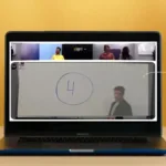 Video conferencing session featuring Whiteboard Owl with a presenter and participants, showcasing interactive collaboration and AI-powered features.