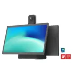 Webcam with integrated microphone and 4K display for professional AV solutions.