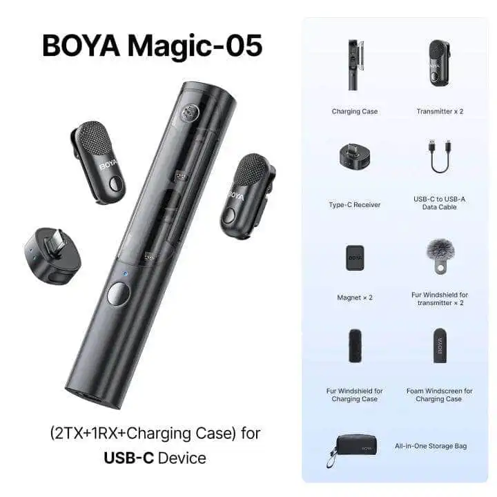 BOYA Magic Mini Wireless Microphone - Image 2