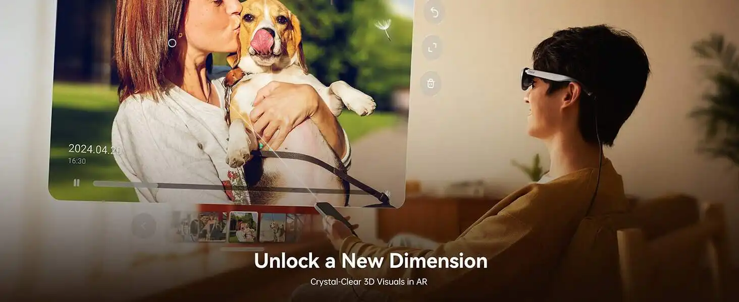 Rokid Max 2 AR Glasses Dual 1080p Micro-OLED - Image 10